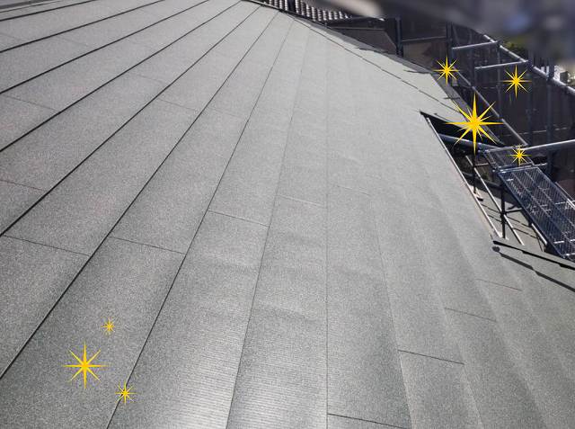 屋根・シルキーG2　完成